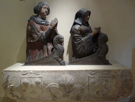 Copie du tombeau de Philippe de Commynes, musée du Louvre - Paris